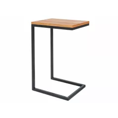 Largo C dohányzóasztal, 40X30, fekete, tölgy