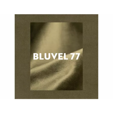 Carmen bársony fotel, fekete, olajzöld