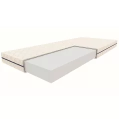 M1 habszivacs matrac 120x200, fehér