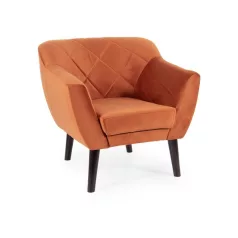 Karo 1 bársony wenge fotel, wenge, fahéj