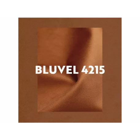 Karo 1 bársony bükk fotel, bükkfa, fahéj