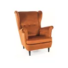 Lord bársony fotel, wenge, fahéj