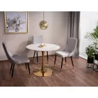 Espero asztal, aranysárga, fehér