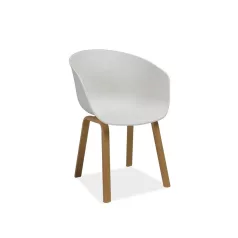 Ego szék, tölgy, fehér