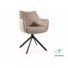 Azalea Brego szék, fekete, bézs