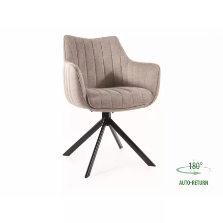 Azalea Brego szék, fekete, bézs