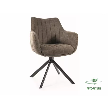 Azalea Brego szék, fekete, olíva