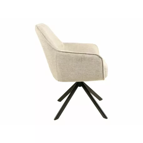 Notti Brego szék, fekete, bézs