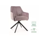 Notti Brego szék, fekete, szürke