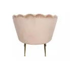 Camellia 1 Bársony Fotel, 76X81, arany, bézs