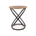 Eos E dohányzóasztal, fekete, kézműves tölgy