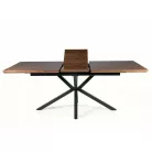 Logan asztal, 160X90, fekete, dió