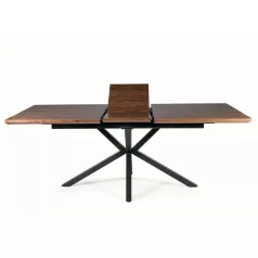 Logan asztal, 160X90, fekete, dió