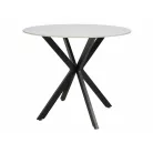 Talia asztal, fekete, fehér