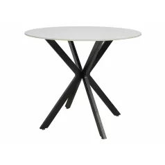 Talia asztal, fekete, fehér