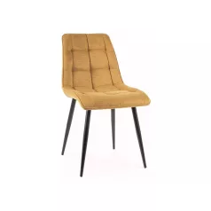 Chic Brego szék, fekete, curry