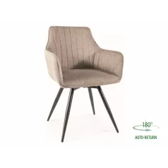 Ballo Brego szék, fekete, bézs