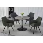 Amadeo II asztal, fekete, dió