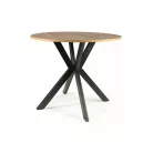 Talia II asztal, fekete, tölgy