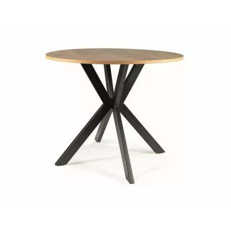 Talia II asztal, fekete, tölgy