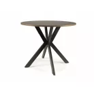 Talia II asztal, fekete, dió