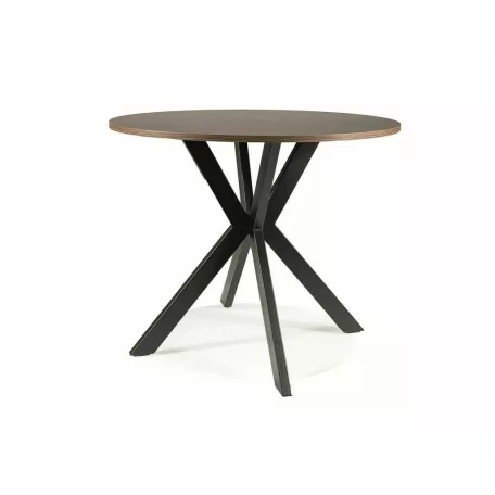 Talia II asztal, fekete, dió