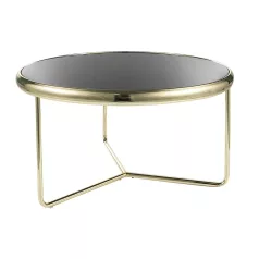 Skarlát dohányzóasztal, aranysárga, fekete