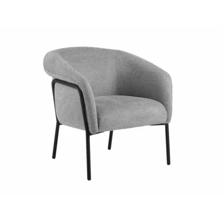 Clover Brego fotel, fekete, szürke