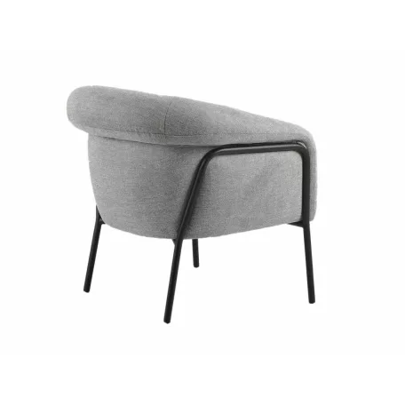 Clover Brego fotel, fekete, szürke