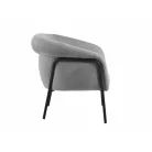 Clover Brego fotel, fekete, szürke
