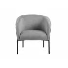 Clover Brego fotel, fekete, szürke