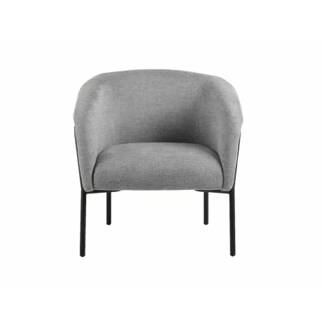 Clover Brego fotel, fekete, szürke