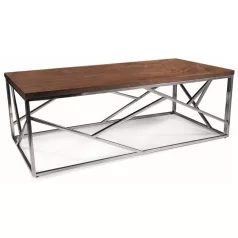 Escada A dohányzóasztal, 120X60, króm, dió