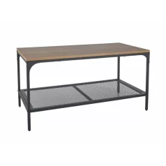 Lex L dohányzóasztal, 90X45, fekete, tölgy