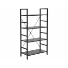 Loft R4 könyvespolc, 60X30, fekete, fekete