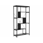 Net A polc, 85X35, fekete, fekete