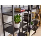 Raw R6 polc, 60X28, fekete, fekete