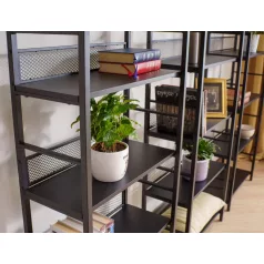 Raw R6 polc, 60X28, fekete, fekete