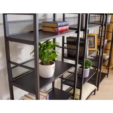 Raw R6 polc, 60X28, fekete, fekete