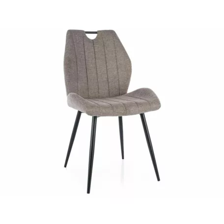 Arco Brego szék, matt fekete, bézs