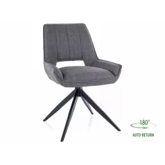 Tello Bjorn szék, matt fekete, szürke