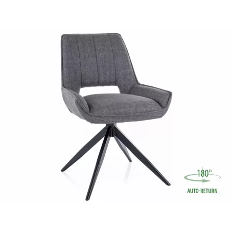 Tello Bjorn szék, matt fekete, szürke