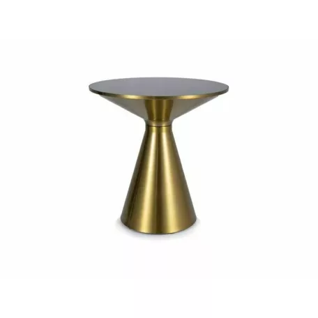 Seti asztal, 50X50, csiszolt arany, fekete