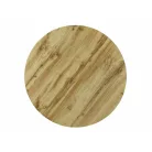 Póló asztal szett, 80X80, fekete, kézműves tölgy