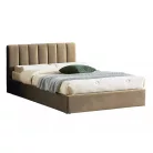 Montreal bársony ágy, 120x200, bézs