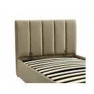 Montreal bársony ágy, 90x200, bézs