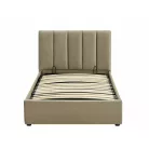 Montreal bársony ágy, 90x200, bézs