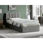 Montreal bársony ágy, 90x200, szürke