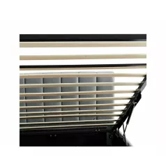 Montreal bársony ágy, 90x200, szürke