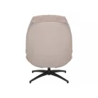 Giselle fotel, fekete, antik rózsaszín